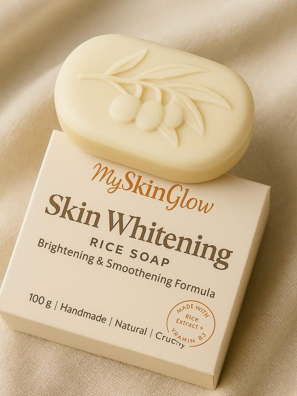 Skin whitening Rice Soap